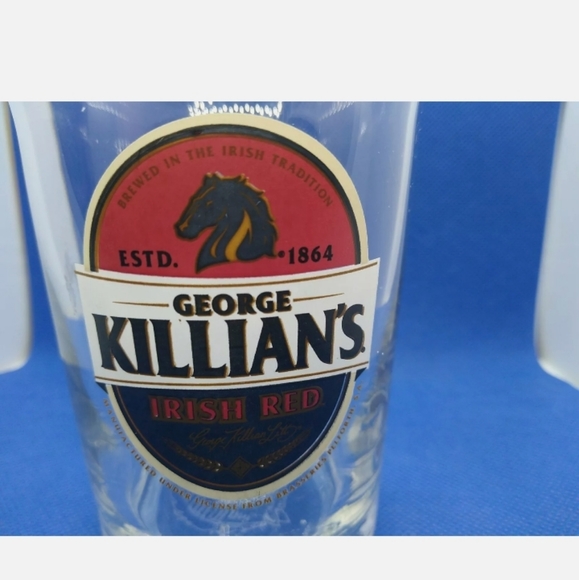 GEORGE KILLIANS IRISH RED PINT BEER GLASS, EXCELLE - Picture 2 of 9